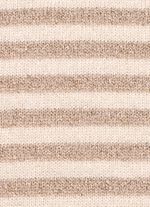 Pullover in Feinstrick ECRU-GOLDFARBEN