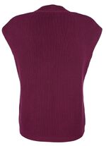 Pullunder mit überschnittener Schulter BEERE