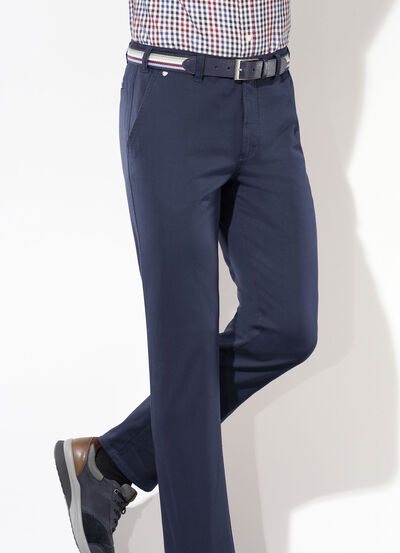 "Brühl"-Hose mit Gürtel in 3 Farben 