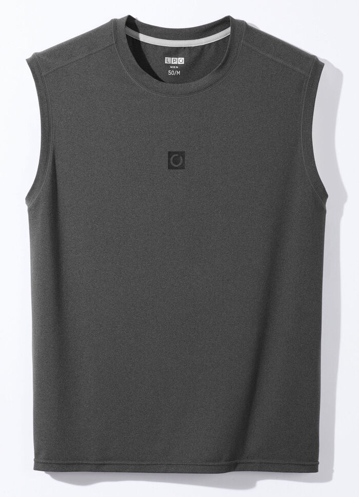 Achselshirt von „LPO“ in 3 Farben DUNKELGRAU MELIERT