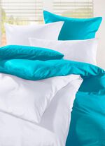 Satin Bettwäsche-Programm von Mesana BLAU