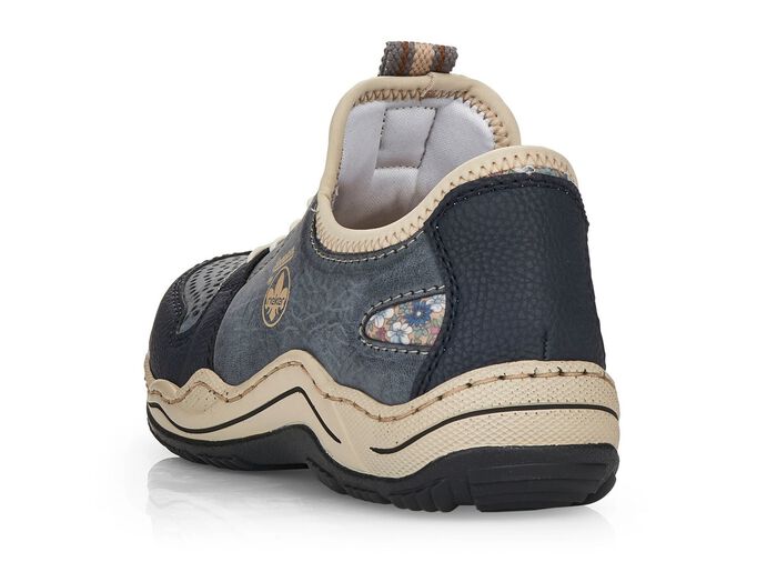 Rieker, sportliche Damen-Sneaker, mit herausnehmbarem Fu&szlig;bett JEANS-BEIGE