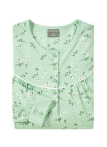 Zweierpack Nachthemden, wadenlang und mit Knopfleiste  