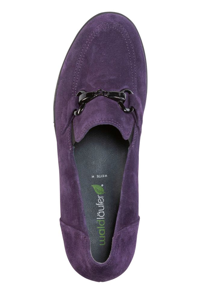 Waldl&auml;ufer, bequemer Damen-Trotteur, Weite H, mit herausnehmbarem Fu&szlig;bett LILA