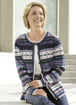 Strickjacke mit Schurwolle 