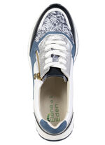 ELENA EDEN, schicke Damen-Sneaker, Weite G, mit herausnehmbarem Fußbett JEANS-BUNT