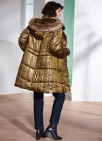 Kurzmantel mit elastischen Windfang&auml;rmeln 