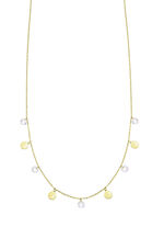 Stilvolle Halskette mit Zirkonia 