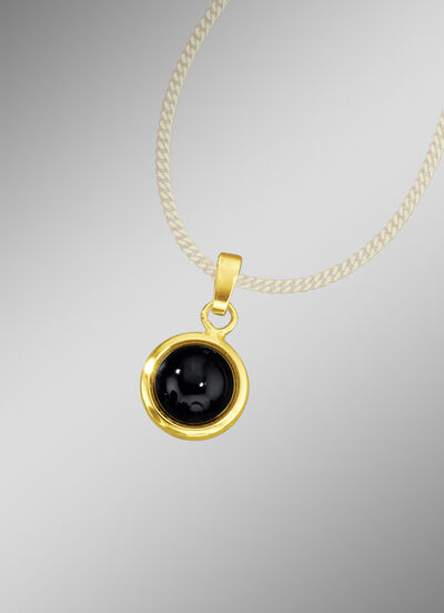 Anhänger mit echtem Onyx 