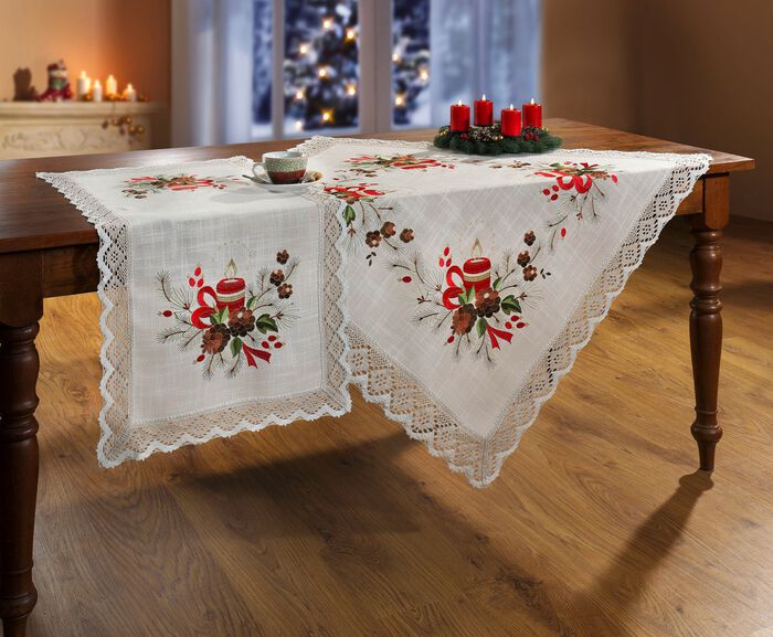 Raumdekoration mit festlichem Weihnachtsmotiv BUNT