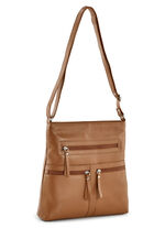 Laurina, Tasche, Damen, mit verstellbarem Umhängeriemen COGNAC