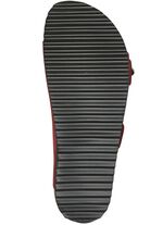 Andrea Conti Pantolette mit bunt bedrucktem Lederfu&szlig;bett 