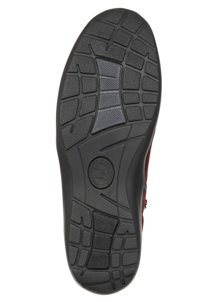 ELENA EDEN, bequeme Damen-Boots, Weite H, mit herausnehmbarem Fu&szlig;bett BORDEAUX