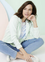 Sweatjacke mit Kapuze 