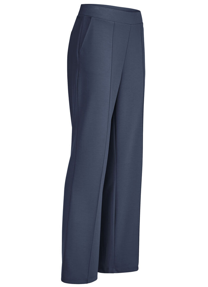 Hose mit abgesteppten Biesen  MARINE