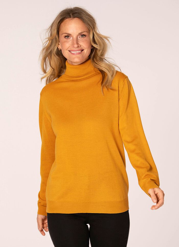 Pullover in Feinstrick MAISGELB