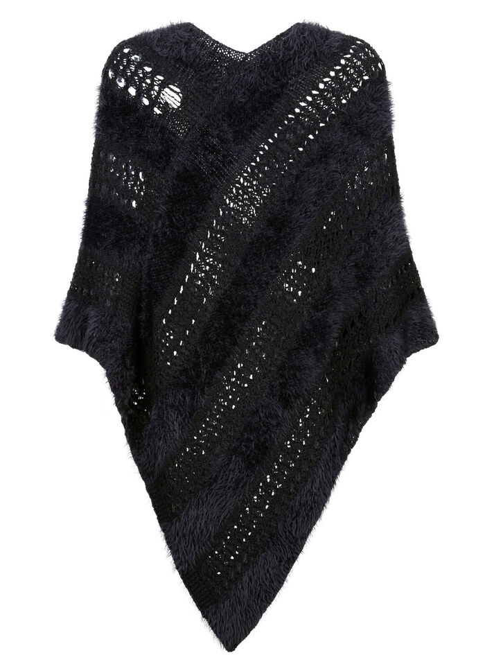 Poncho in Garnmix 