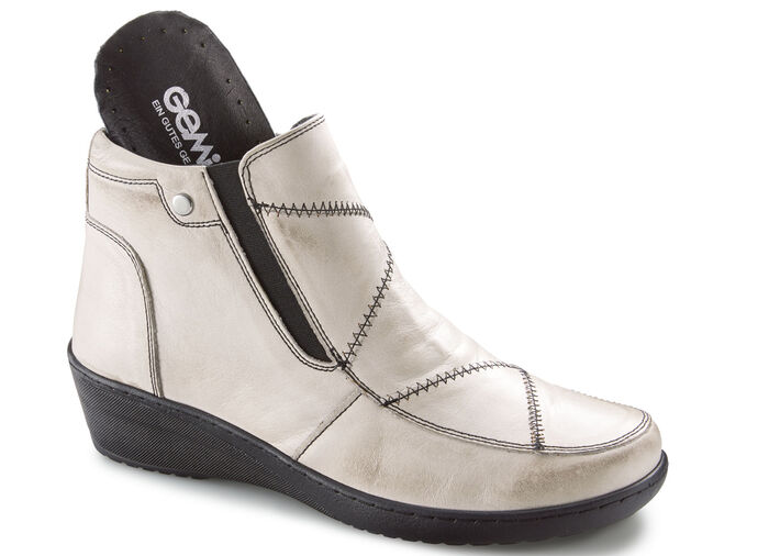 Gemini, bequeme Damen-Boots, Weite H, mit herausnehmbarem Fußbett KIESEL