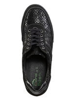 ELENA EDEN Schnürschuh mit Nappaleder-Besätzen SCHWARZ