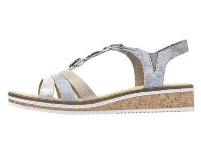 Rieker Sandale mit Metallschmuck 