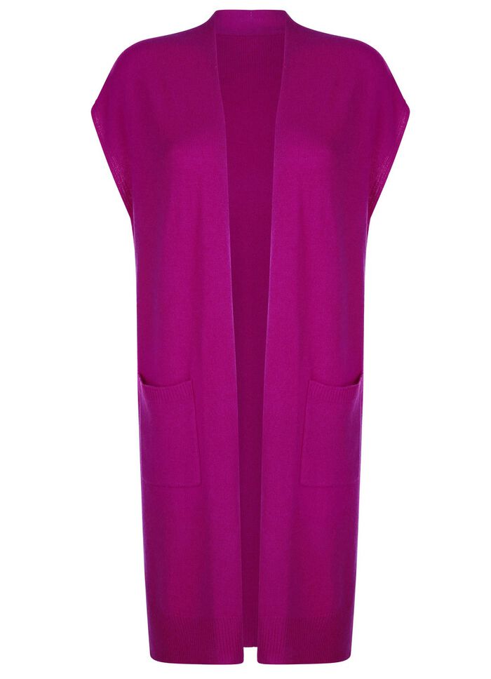 Long-Strickweste aus Kaschmir ZYKLAM