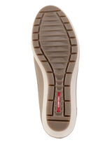 ELENA EDEN, bequeme Damen-Ballerinas, Weite G, mit herausnehmbarem Fußbett TAUPE