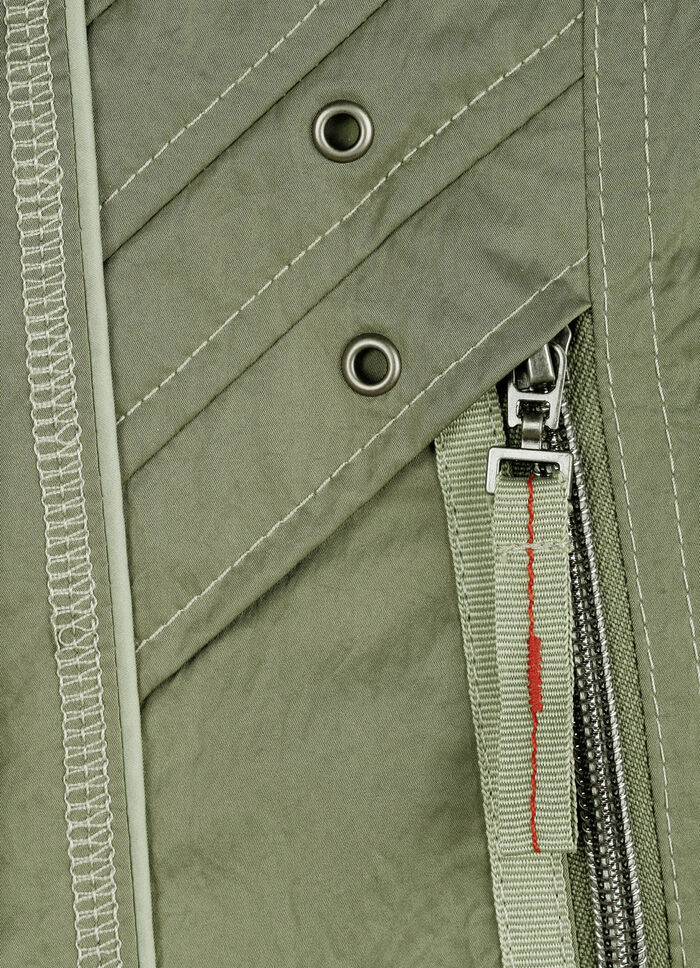 Jacke mit Reißverschlusstaschen 