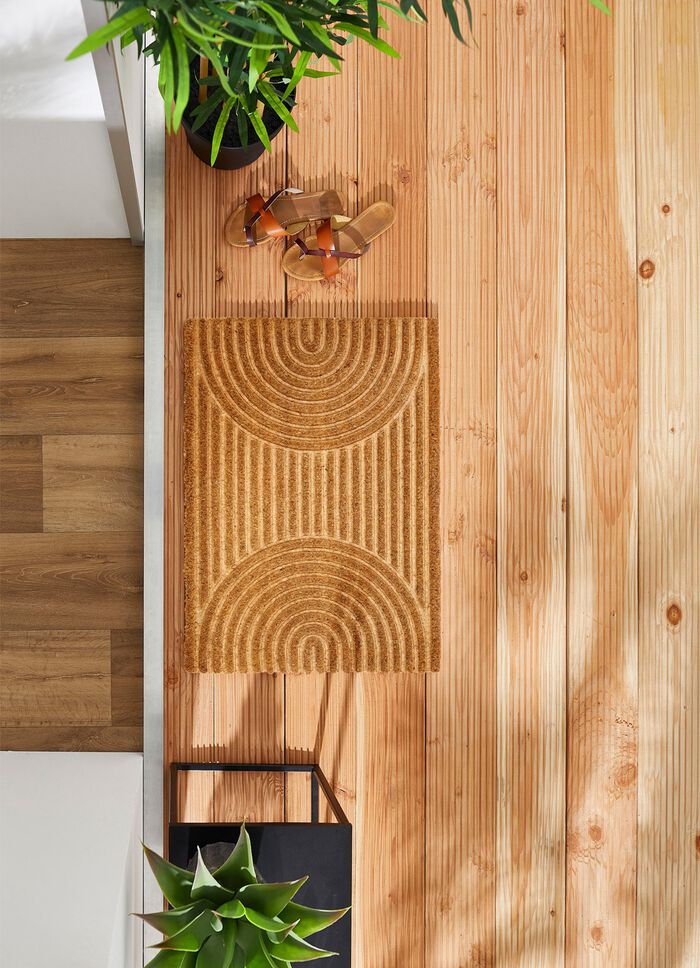 Kokosfu&szlig;matte aus echten Kokosfasern 