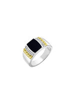 Herrenring mit Achat 