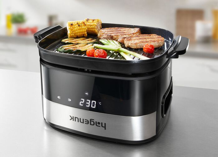 Hei&szlig;luft-Fritteuse 2-in-1 