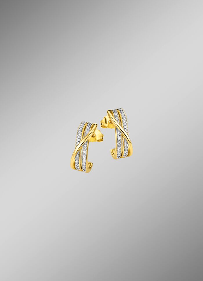 Ohrstecker mit Diamanten 