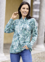 Pullover mit raffiniertem V-Kragen 