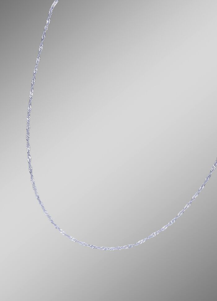 Singapurkette aus Wei&szlig;gold 