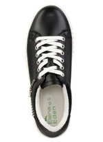 ELENA EDEN, stylische Damen-Sneaker, Weite G, herausnehmbares Fußbett SCHWARZ