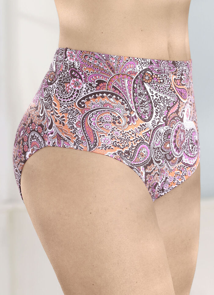 Fünferpack Slips mit Paisley-Dessin 