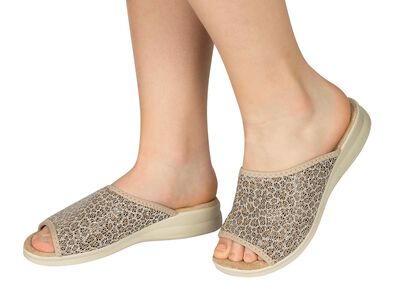 Stretch Sommerschuhe wahlweise als Pantolette oder Sandalette 