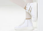 ELENA EDEN, sytlische Damen-Boots, Weite H, mit herausnehmbarem Fußbett WEISS