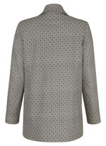 Blazer mit grafischem Dessin 