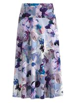 Rock mit floraler Dessinierung 