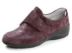 Waldläufer, bequeme Damen-Slipper, Weite K, mit herausnehmbarem Fußbett BURGUND