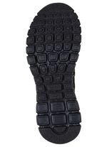SKECHERS,  trendige Damen-Slipper, aus gestricktem Mesh-Material SCHWARZ-ROS&Eacute;GOLD