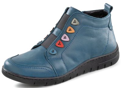 ELENA EDEN, gef&uuml;tterte Damen-Boots, Winterschuhe, Weite H, mit herausnehmbarem Fu&szlig;bett 