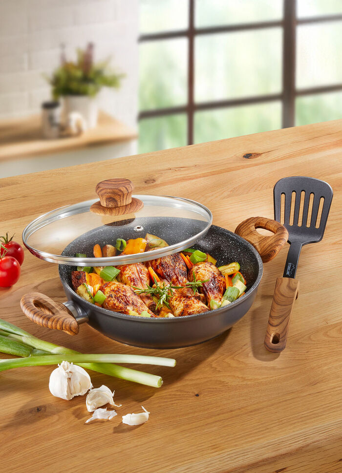 Servierpfanne mit kratzfester &bdquo;STONELINE&reg;&ldquo;-Antihaftbeschichtung 