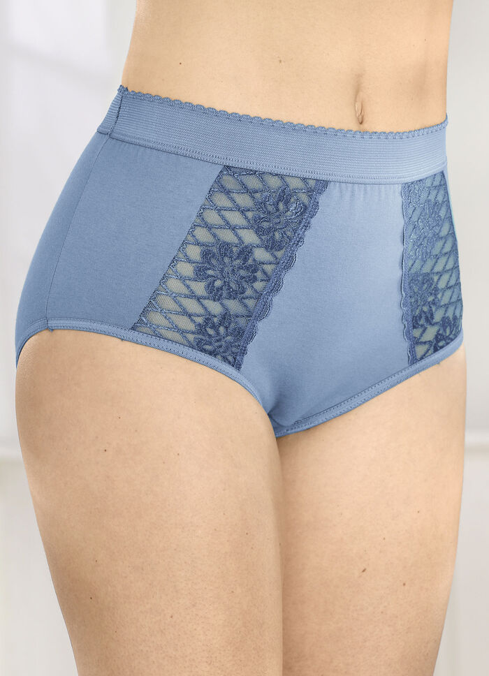 Dreierpack Formslips mit Spitzeneinsätzen 