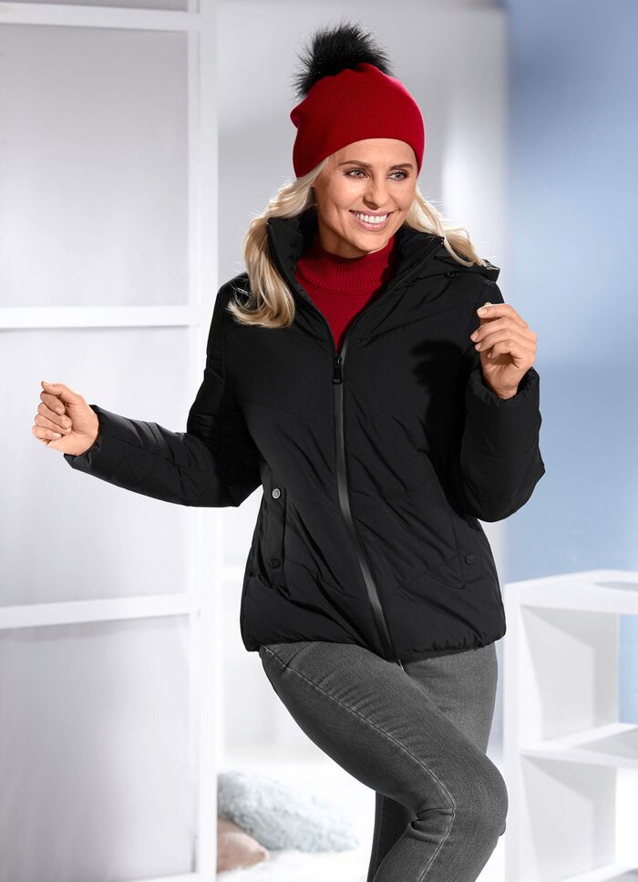 Jacke mit Rei&szlig;verschlussleiste 