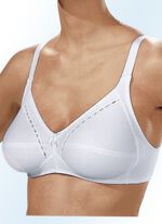Naturana Zweierpack  BH mit dekorativem Spitzenband in den Cups 1X SCHWARZ, 1X WEISS