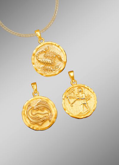 Massiver Sternzeichen-Anh&auml;nger 