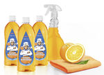 Universal-Kraftreiniger-Set, 5-teilig, zur Beseitigung von hartnäckigem Schmutz ORANGE