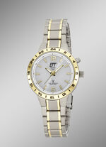 ETT-Funk-Solar-Damenuhr mit Titanbandgehäuse 