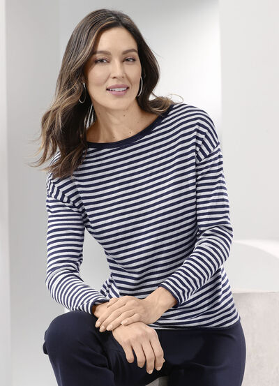 Pullover in Feinstrick 